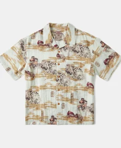 Best Ukiyo-e Bukotsu Pattern Aloha Shirt Short Sleeve Shirts | Shirts