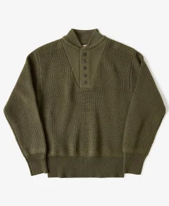 Hot US Army High Neck Wool Sweater - Olive Knitwear&sweaters