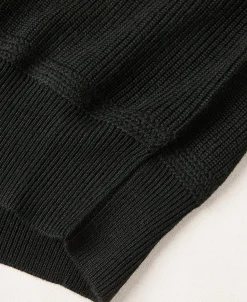 Discount US Army High Neck Wool Sweater - Black Knitwear&sweaters