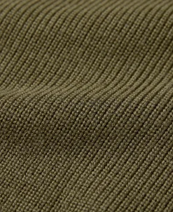 Hot US Army High Neck Wool Sweater - Olive Knitwear&sweaters