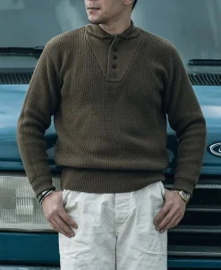 Hot US Army High Neck Wool Sweater - Olive Knitwear&sweaters