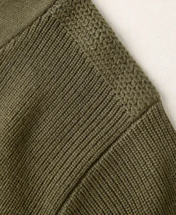 Hot US Army High Neck Wool Sweater - Olive Knitwear&sweaters