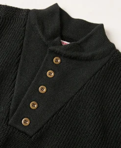 Discount US Army High Neck Wool Sweater - Black Knitwear&sweaters