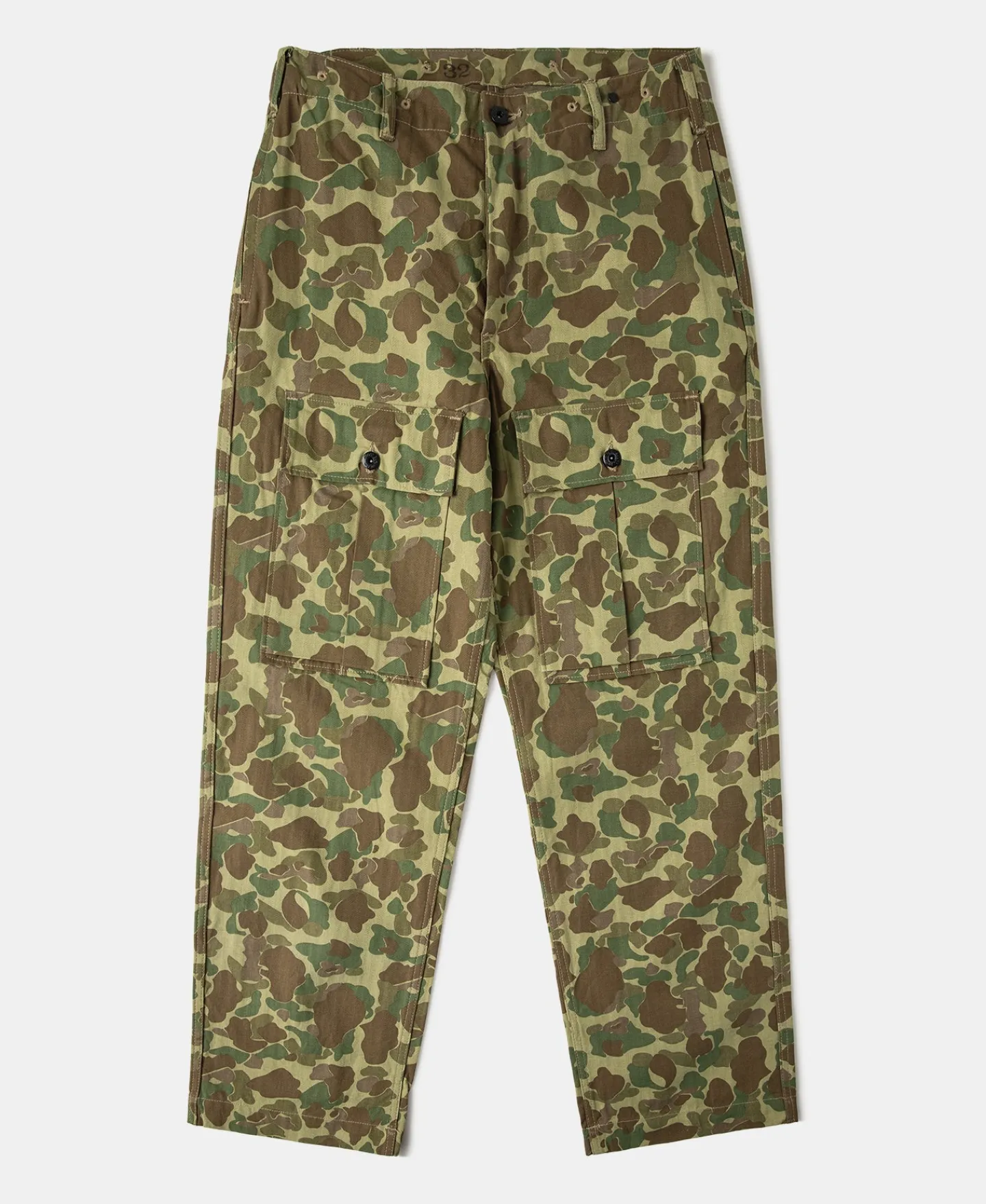 New US Army M-1943 Herringbone Cotton Camouflage Pants (Modified) Pants&trousers