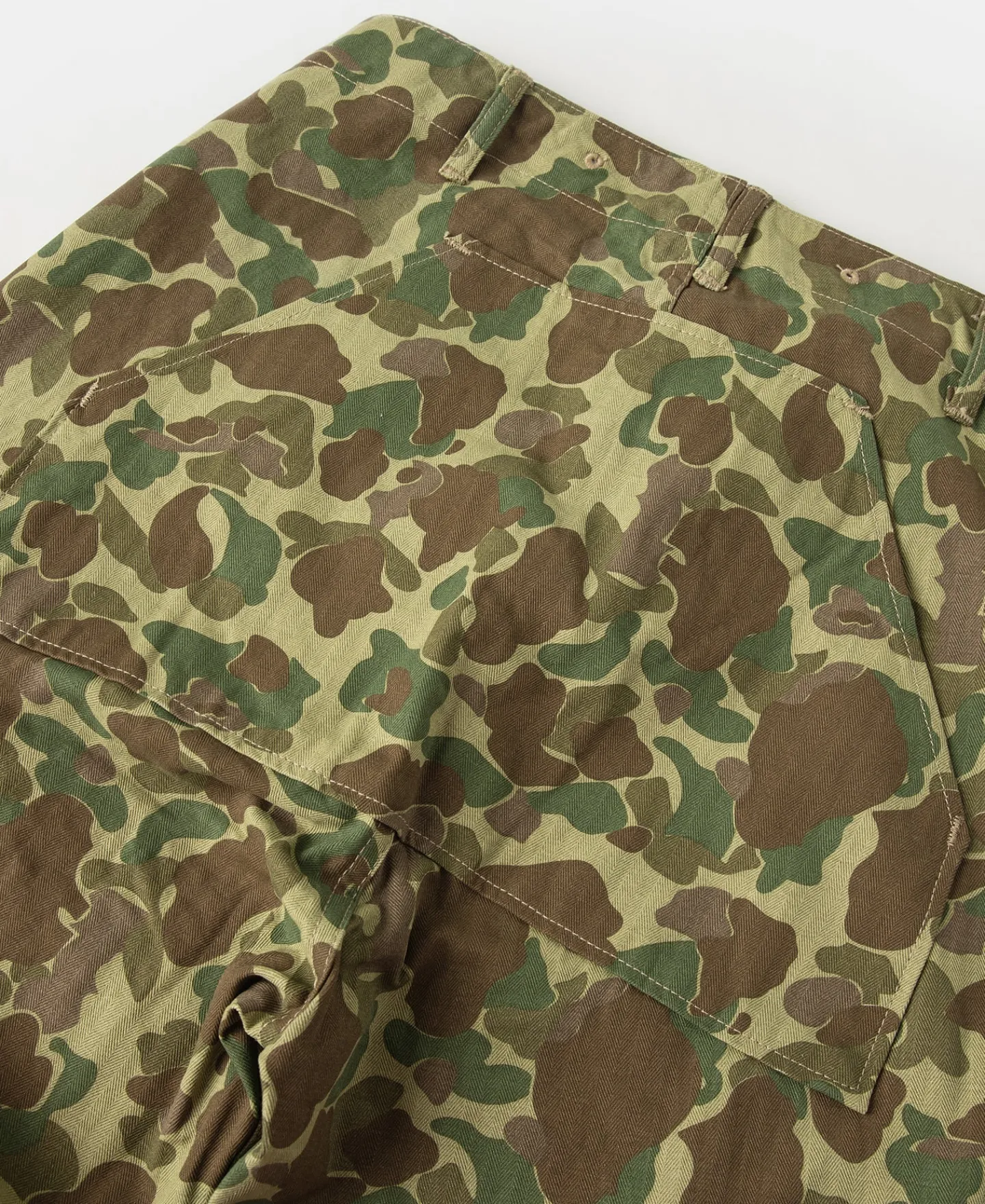 New US Army M-1943 Herringbone Cotton Camouflage Pants (Modified) Pants&trousers