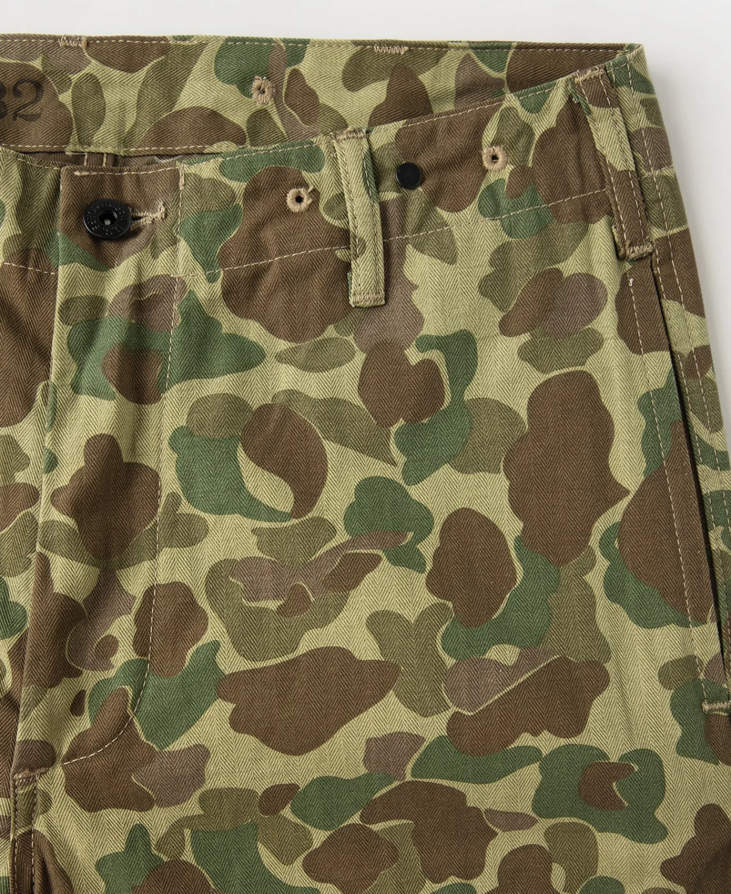 New US Army M-1943 Herringbone Cotton Camouflage Pants (Modified) Pants&trousers