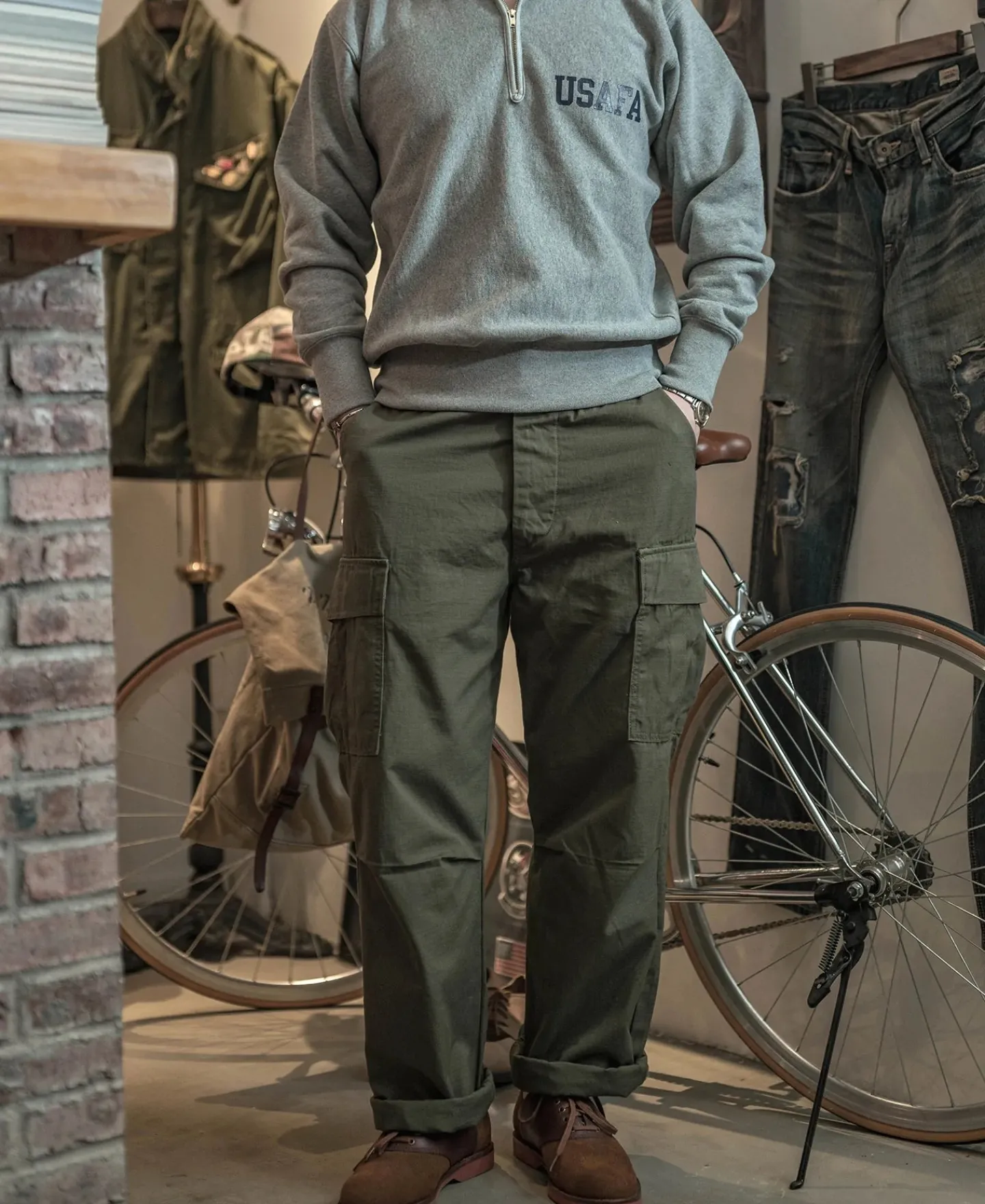 Outlet US Army 5th Model Tropical Jungle Fatigue Pants Pants&trousers