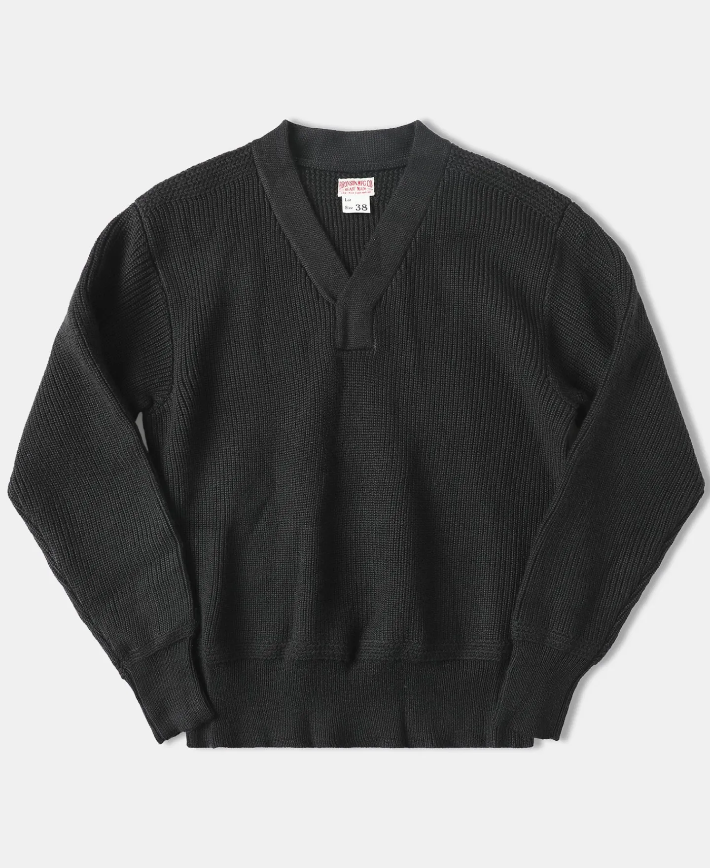 New USAAF Type A-1 V-neck Mechanics Sweater - Black Knitwear&sweaters