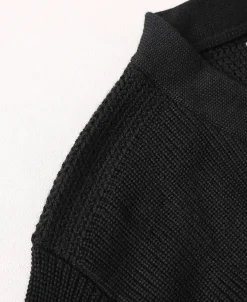 New USAAF Type A-1 V-neck Mechanics Sweater - Black Knitwear&sweaters