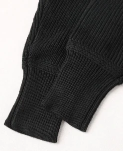New USAAF Type A-1 V-neck Mechanics Sweater - Black Knitwear&sweaters
