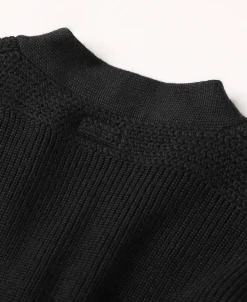 New USAAF Type A-1 V-neck Mechanics Sweater - Black Knitwear&sweaters