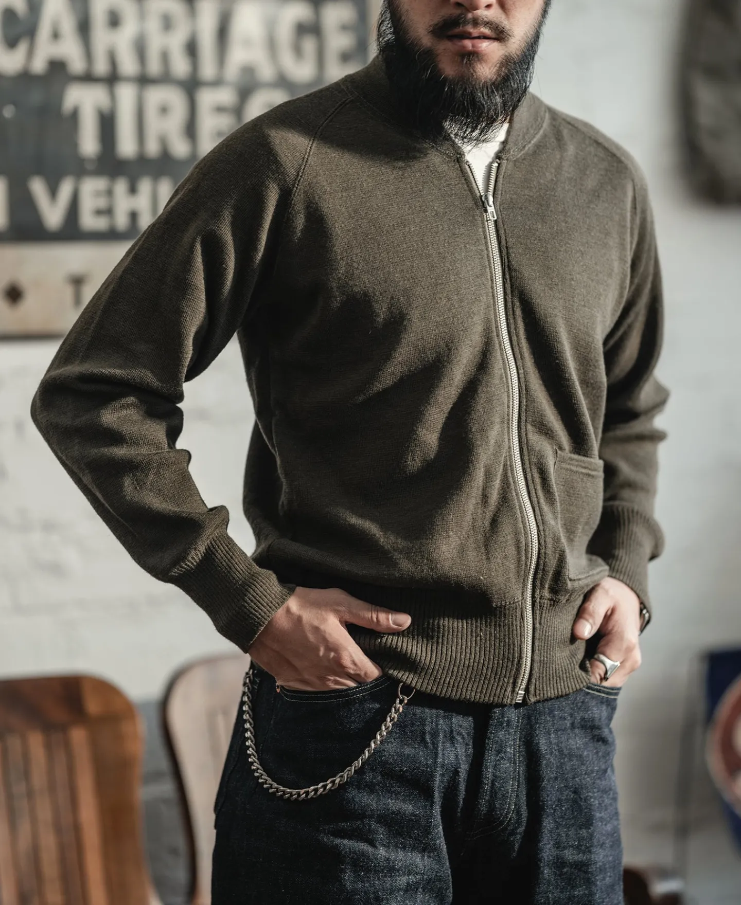 New USAAF Type C-2 Wool Sweater Knitwear&sweaters