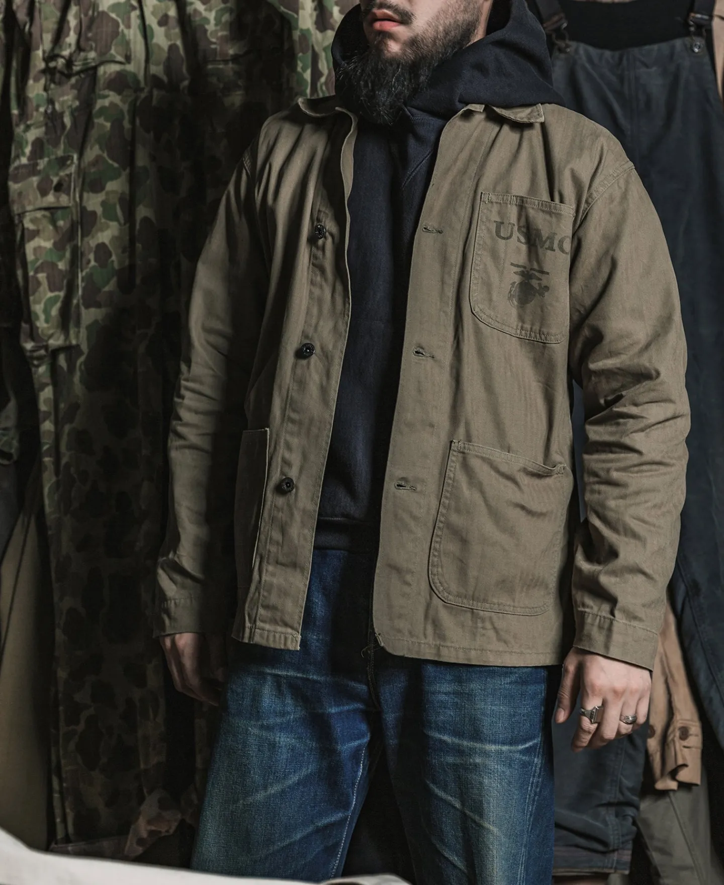 Fashion USMC P-41 HBT Utility Jacket Jackets&coats