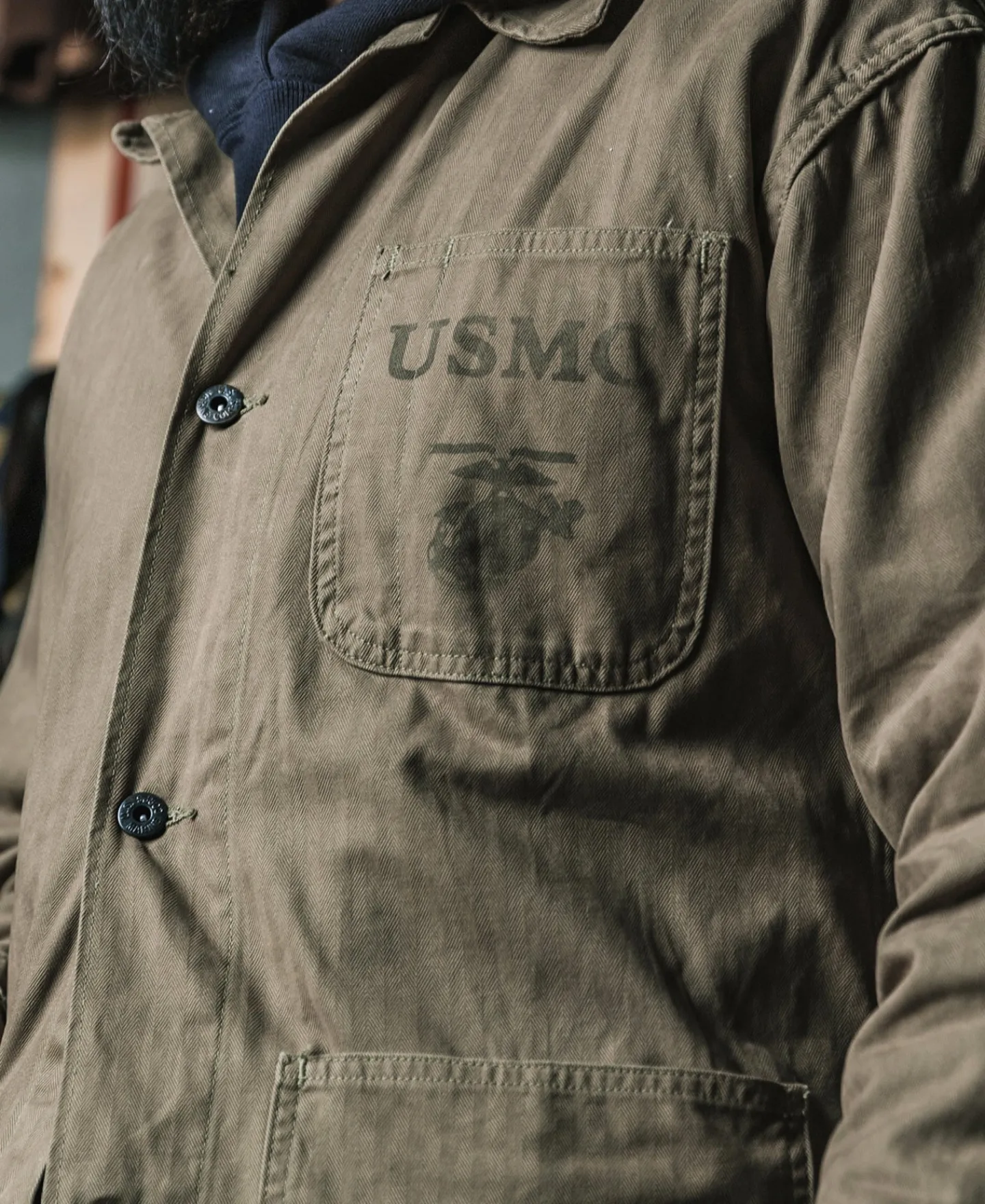 Fashion USMC P-41 HBT Utility Jacket Jackets&coats