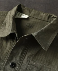 Discount USMC P-44 HBT Utility Jacket Jackets&coats
