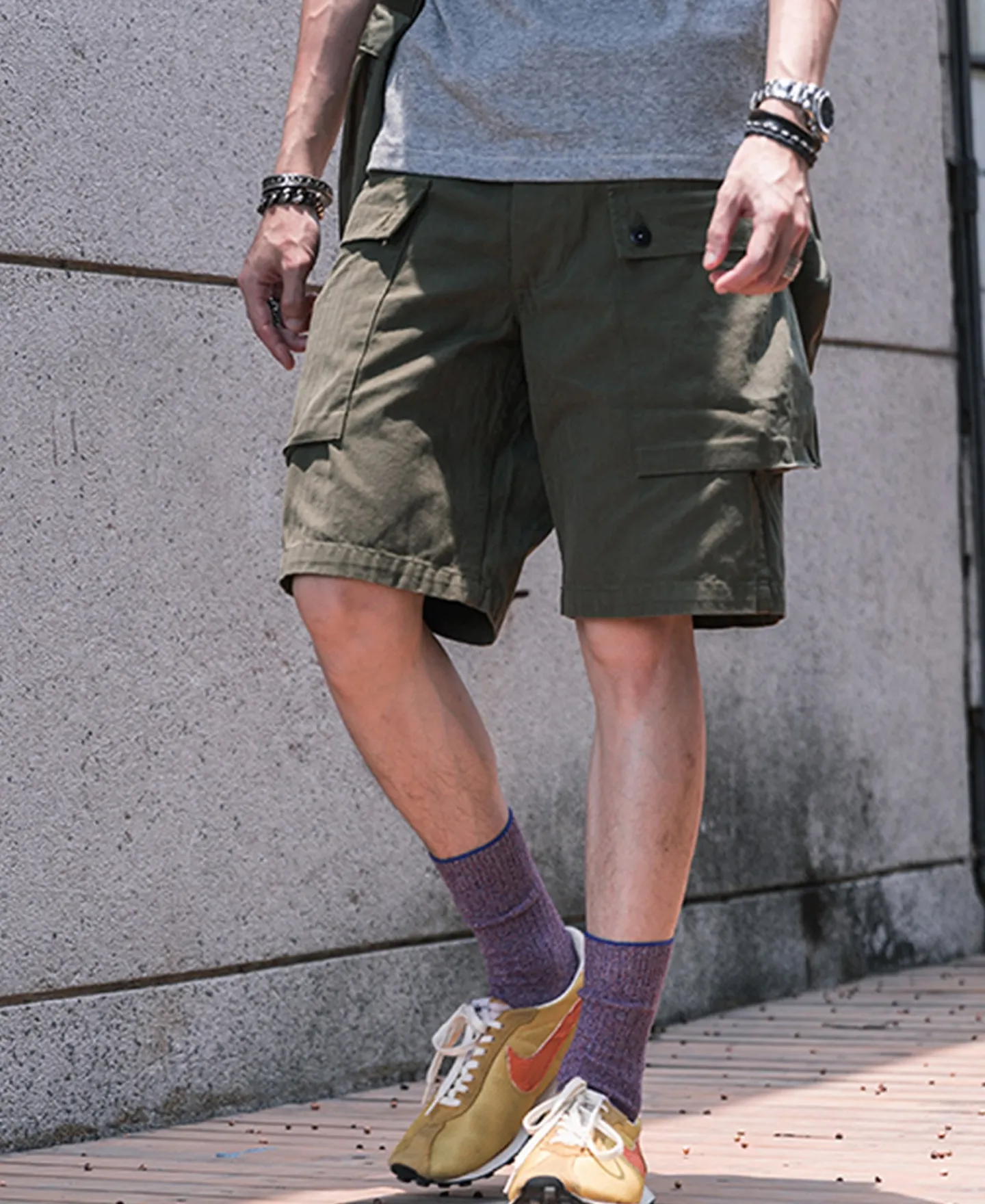 Online USMC P-44 Utility Shorts - Olive Shorts
