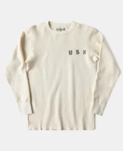 Best USN Raschel Knit Thermal Shirt Long Sleeve T-Shirts | T-shirts
