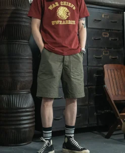 Hot Vietnam War OG107 Fatigue Utility Shorts - Olive Shorts