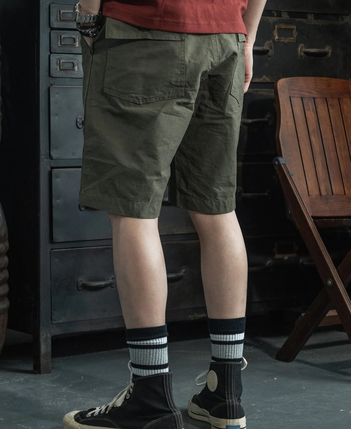 Hot Vietnam War OG107 Fatigue Utility Shorts - Olive Shorts