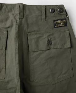 Hot Vietnam War OG107 Fatigue Utility Shorts - Olive Shorts