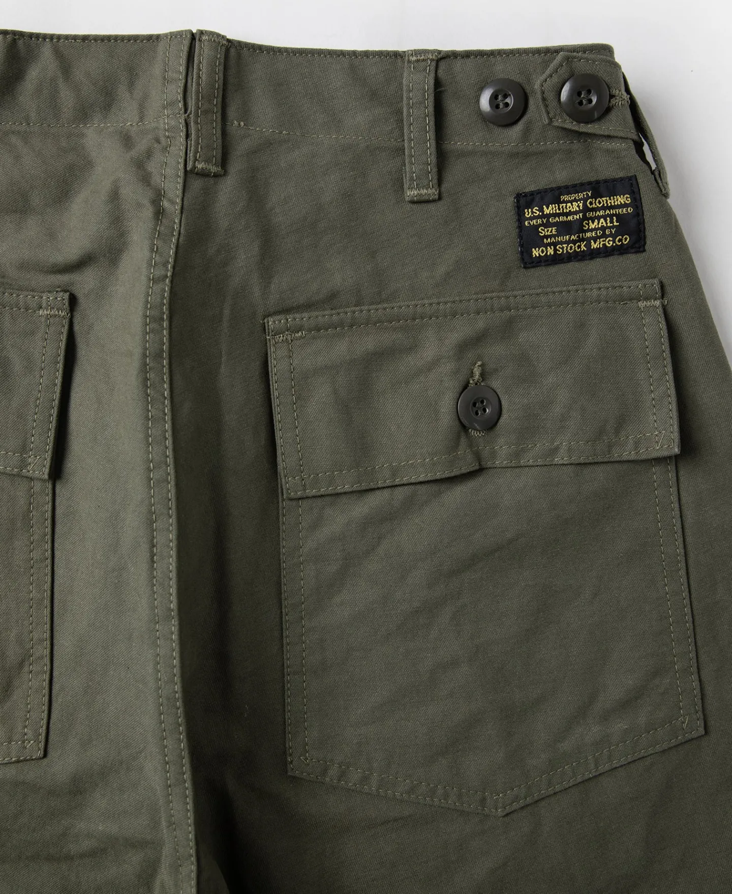 Hot Vietnam War OG107 Fatigue Utility Shorts - Olive Shorts