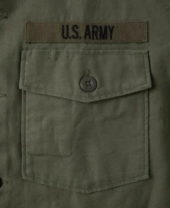 Clearance Vietnam War US Army OG107 Fatigue Utility Shirt - Plain Long Sleeve Shirts | Shirts
