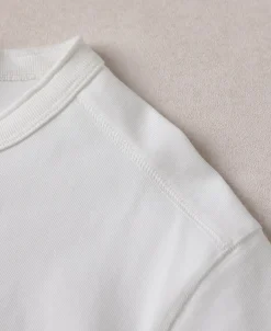 Fashion Vintage Long Sleeve Henley Shirt - White Henleys | Long Sleeve T-Shirts