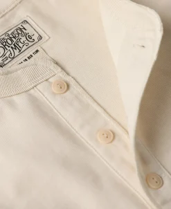 Sale Vintage Long Sleeve Henley Shirt - Apricot Henleys | Long Sleeve T-Shirts
