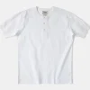 Discount Vintage Short Sleeve Henley T-Shirt - White T-shirts | Henleys