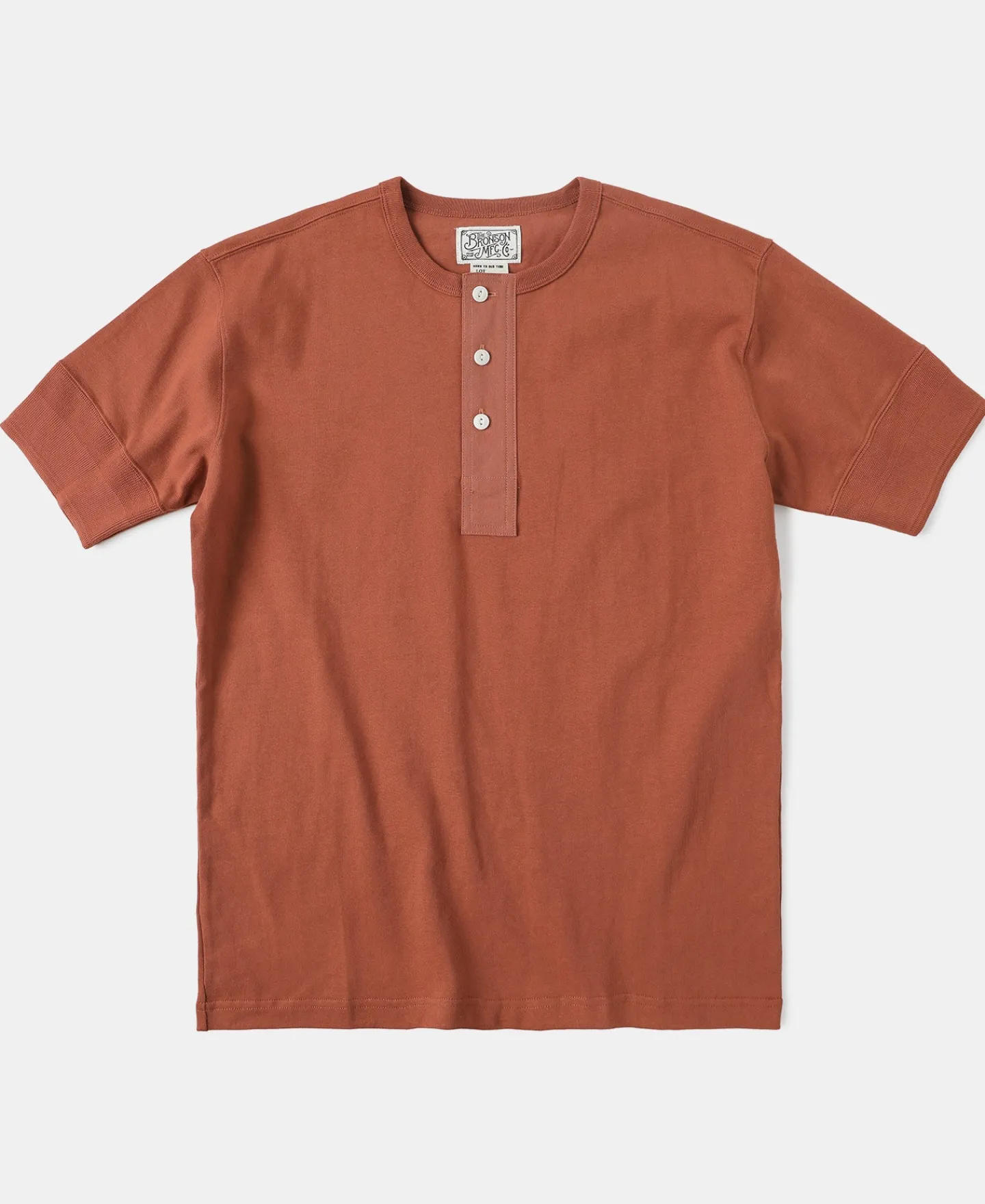 Online Vintage Short Sleeve Henley T-Shirt - Red Henleys | Short Sleeve T-Shirts