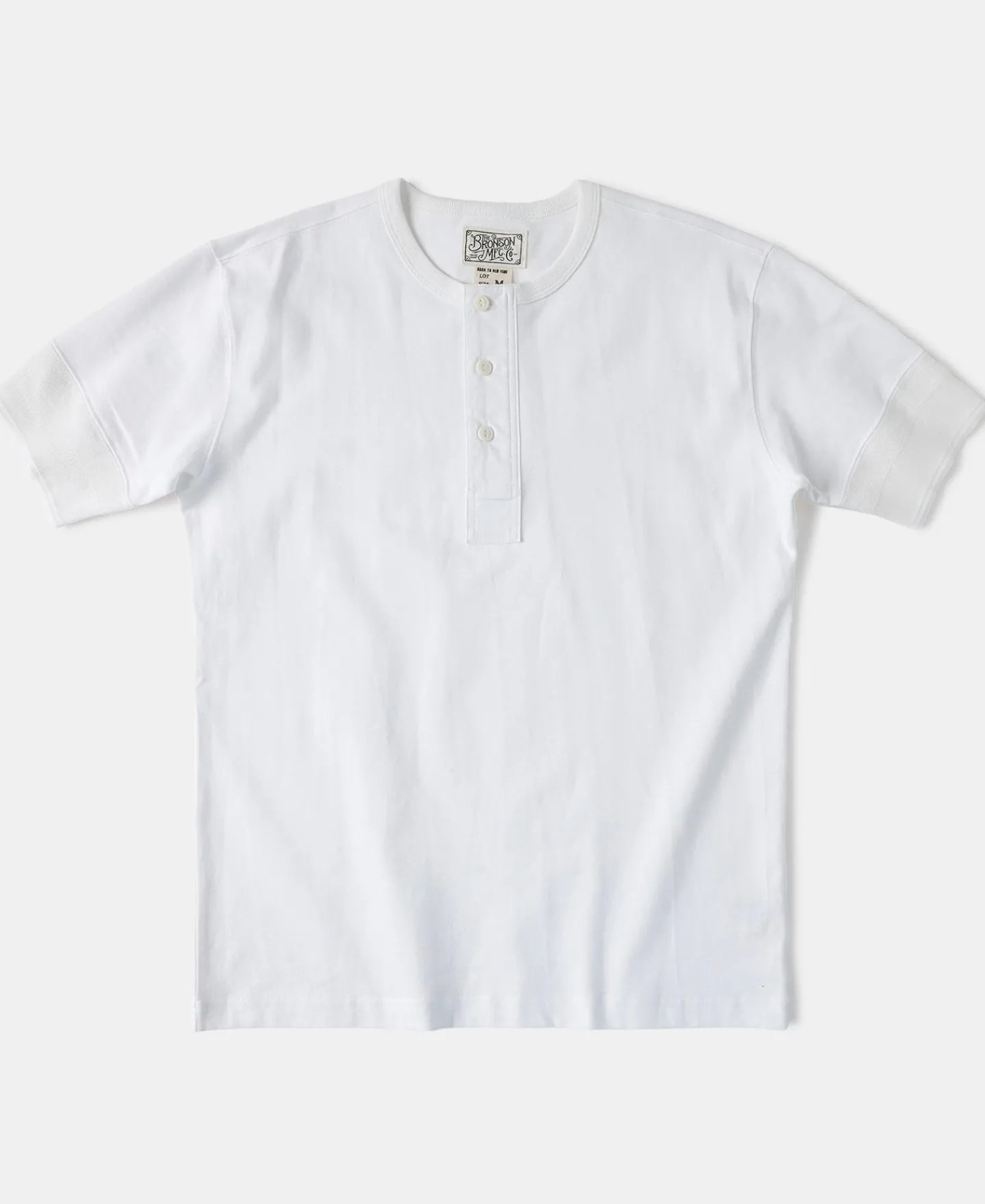 Discount Vintage Short Sleeve Henley T-Shirt - White T-shirts | Henleys