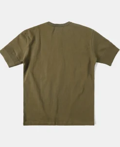 Outlet Vintage Short Sleeve Henley T-Shirt - Green Henleys | Short Sleeve T-Shirts