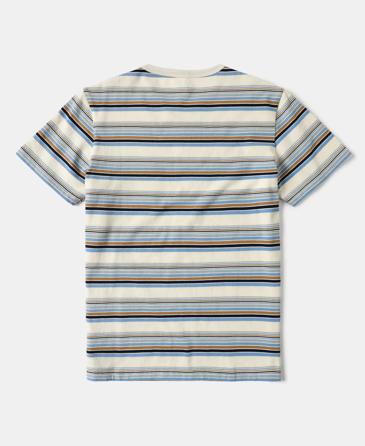Hot Vintage Striped Cotton Pocket T-Shirt Short Sleeve T-Shirts | T-shirts