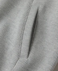 Sale Waffle Cotton Full-Zip Track Jacket - Gray Jackets&coats
