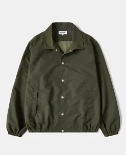 Outlet 60/40 Water-Repellent Coach Jacket - Olive Jackets&coats