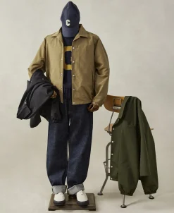 Sale 60/40 Water-Repellent Coach Jacket - Khaki Jackets&coats