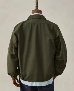 Outlet 60/40 Water-Repellent Coach Jacket - Olive Jackets&coats