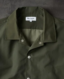 Outlet 60/40 Water-Repellent Coach Jacket - Olive Jackets&coats