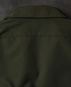 Outlet 60/40 Water-Repellent Coach Jacket - Olive Jackets&coats