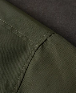 Outlet 60/40 Water-Repellent Coach Jacket - Olive Jackets&coats