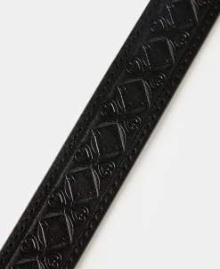 Sale Western Tooled Leather Belt - Black Belts