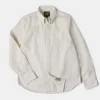 Best White Cotton-Linen Button-Down Shirt Long Sleeve Shirts | Shirts