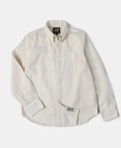 Best White Cotton-Linen Button-Down Shirt Long Sleeve Shirts | Shirts
