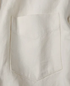 Best White Cotton-Linen Button-Down Shirt Long Sleeve Shirts | Shirts
