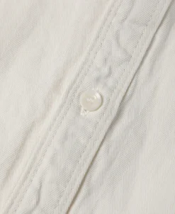 Best White Cotton-Linen Button-Down Shirt Long Sleeve Shirts | Shirts