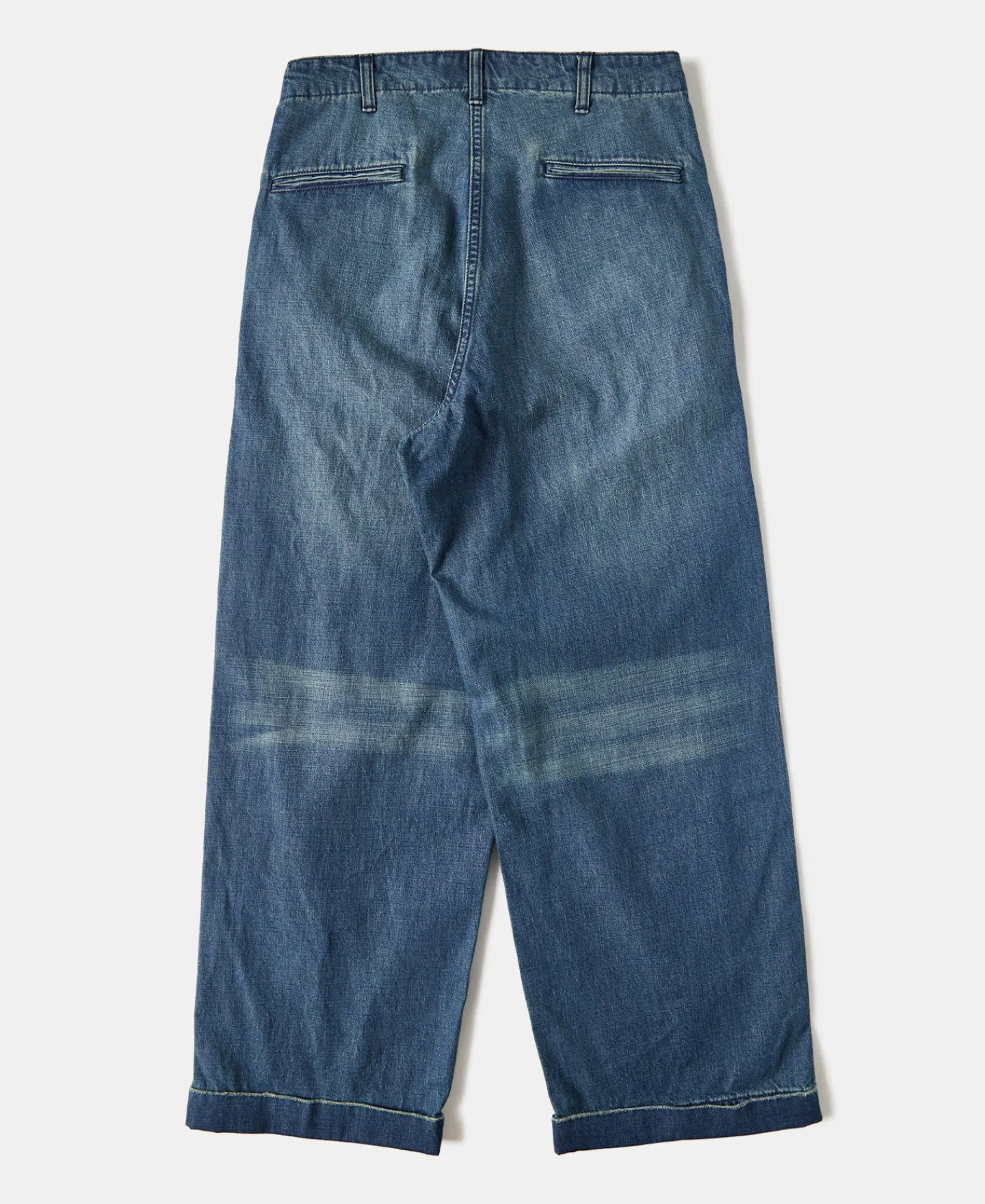 Sale Wide Leg Repaired Jeans Jeans | Denim