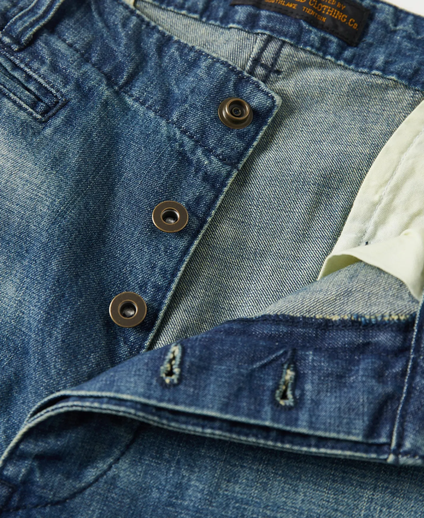 Sale Wide Leg Repaired Jeans Jeans | Denim