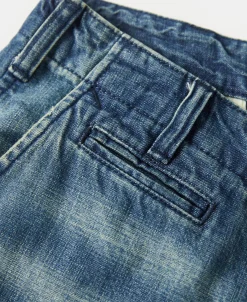 Sale Wide Leg Repaired Jeans Jeans | Denim