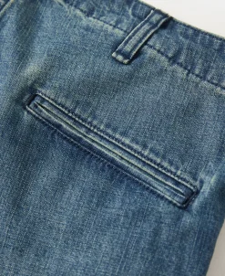Sale Wide Leg Repaired Jeans Jeans | Denim