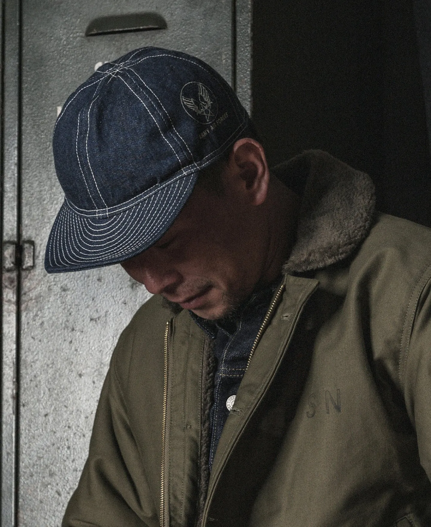 Clearance WWII USAAF Type A-3 Cap - Indigo Hats&caps